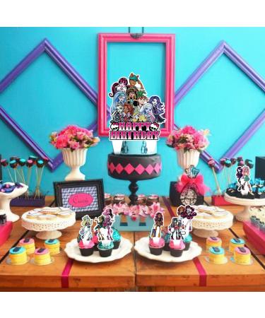 37PCS Cake Decoration Monster Girl Cake Toppers Themed Cake Decoration Cake Topper Themed Birthday Party Supplies for Boy Girl Cake Decoration - Buy Online on GoSupps.com