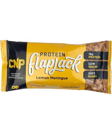CNP Professional Whey Protein Flapjacks | 18g Protein, Low Carbs | 5 Flavours | 12 x 75g Bars | Lemon Meringue Flavor | 12 Count - Buy Online on GoSupps.com