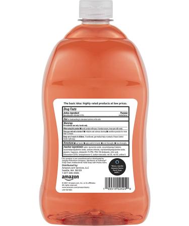 Amazon Basics Antibacterial Liquid Hand Soap Refill 56oz 2-Pack - Triclosan-Free, Light Moisturizing (Formerly Solimo) - Buy Online on GoSupps.com
