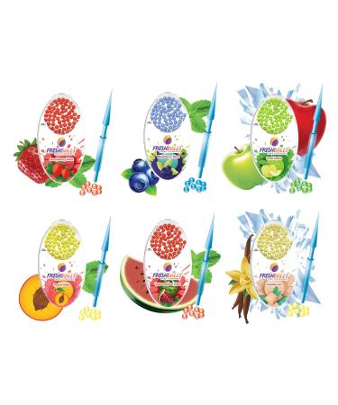 Henecka aroma filter balls FreshBalls made from mint oil and natural food flavors (Strawberry Mint)