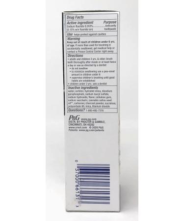 Crest 3D White Charcoal Toothpaste with Fluoride & Hemp Oil - Whitening Therapy 4.1 oz (Pack of 1) - International Shipping Available - Buy Online on GoSupps.com