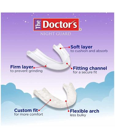 Doctor's NightGuard Teeth Grinding Custom-Fit Dental Guard - 6x5x4 Inch - Pack of 1 - Buy Online on GoSupps.com
