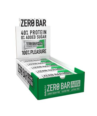 Biotechusa zero bar protein snack - sugar arm & lactose -free |Crispy texture |Delicious flavors |Ideal for diets & workouts 20 * 50 g chocolate-hazelnut