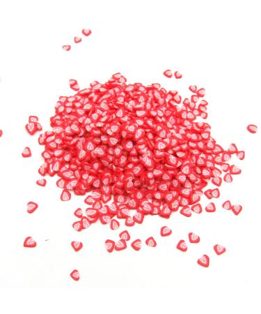 100g Strawberry Nail Art Charms 3D Polymer Slices Fruit Slices Charms for Clay DIY Crafts Decoration Accessories