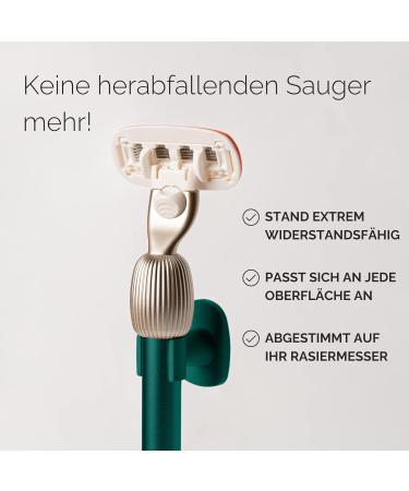 Fler Razor Shave Set - Women's & Unisex Razor with Interchangeable Heads 6 Aloe Vera Blades Protective Bracket - Shop Internationally - Buy Online on GoSupps.com
