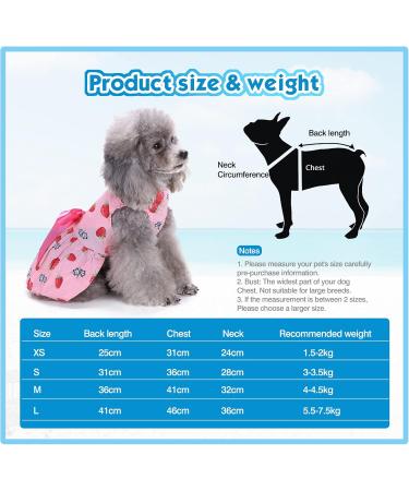 Petcute Dog Dress Elegant Summer Dress for Little Dogs with Flower Design & Bowknot Perfect Tutu Skirt for Puppy Weddings - Buy Online on GoSupps.com