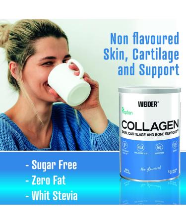 Weider Collagen with Hyaluronic Acid, Magnesium & Vitamin C - 100% Peptan, Zero Fat, Zero Sugar, Keto - Buy Online on GoSupps.com