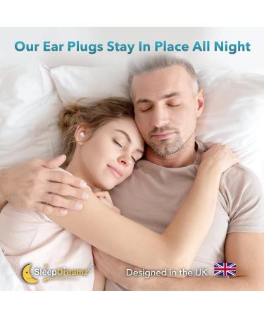 SleepDreamz Premium White Ear Plugs for Sleeping - 10 Pairs Noise-Cancelling Silicone Earplugs for Peaceful Sleep, Work, Concerts & Travel - Soft & Comfortable - 20 Count - Buy Online on GoSupps.com