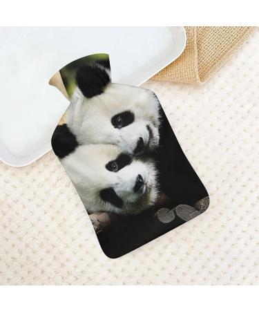 Hot Water Bottle with Lid - Panda Animal Design for Pain Relief Cramps & Foot Warmer - Ideal for Hot & Cold Therapy - Buy Online on GoSupps.com