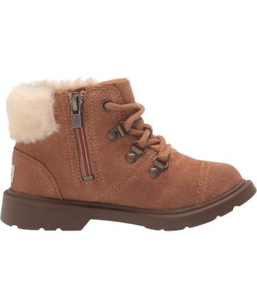 UGG T Azell Hiker Weather Fashion Boot - Toddler (1-4 Years) | Size 10 Toddler | Chestnut Suede - Buy Online on GoSupps.com