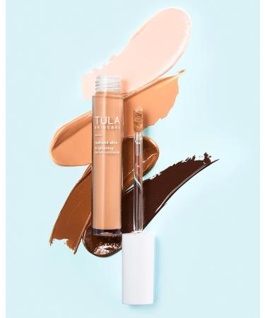 TULA Skin Care Radiant Skin Brightening Serum Concealer - Conceal Dark Circles & Discoloration Longwearing Brightening for Tan Neutral Cool (Shade 160) - 0.18 fl oz - International Shipping Available - Buy Online on GoSupps.com