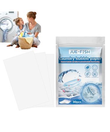 Laundry Sheets Detergent Natural Fresh Scent Washer Sheet Natural Laundry Strips Portable Efficient Laundry Detergent for Home Use Dobooo