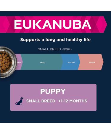 Eukanuba Complete Dry Dog Food for Puppy Small Breeds with Fresh Chicken 3 kg S Breed Chicken 3 kg (Pack of 1) - Buy Online on GoSupps.com