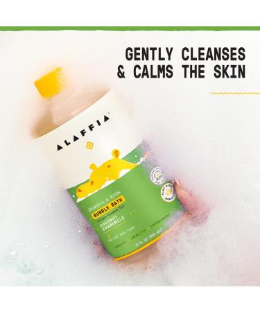 Alaffia Babies & Kids Bubble Bath - Gentle Vegan Cleansing for Delicate Skin | Coconut Chamomile 32 Fl Oz - Buy Online on GoSupps.com