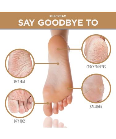 Hicream Coconut Foot Peel Mask - 2 Pairs for Cracked Heels & Dead Skin Removal - Buy Online on GoSupps.com