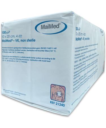 Buy 69care Sterile Fleece Compresses 10x20 cm - 100 Pack for Wound Care Absorption & Healing | Non-Adhesive 4 Layers - International Shipping Available - Buy Online on GoSupps.com