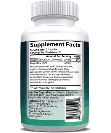 Ageless Colon Sweep Cleanser & Detox for Weight Loss - Probiotic Support | Constipation Relief | 60 Capsules - Buy Online on GoSupps.com