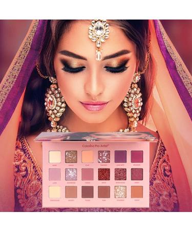  Nemopter Colorina Pro-Artist Eyeshadow Palette Desert Pink Eyeshadow Palette 18 colors Waterproof matte Eyeshadow - Buy Online on GoSupps.com