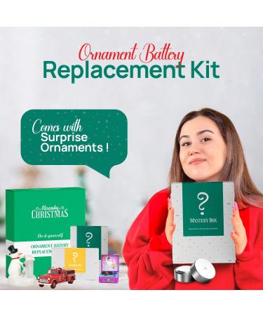 Do-it-Yourself Screwdriver & Battery Replacement Kit for Hallmark Keepsake Ornaments | 18 LR41 18 LR44 | Bonus Christmas Ornaments QSB6066 - Buy Online on GoSupps.com