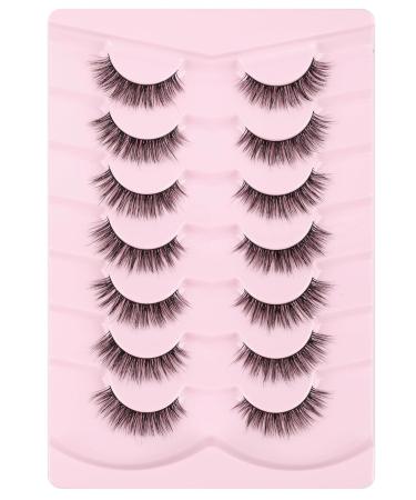 Natural Mink Eyelashes - Wispy False Lashes for a Natural Look | KD01 Cat Eye Lashes - Buy Online on GoSupps.com
