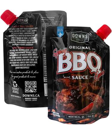 Downs BBQ Sauce Spicy | 350mL/ 12oz - Buy Online on GoSupps.com