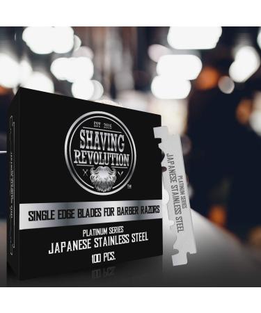 100 Count Stainless Steel Single Edge Barber Razor Blades - Buy Online on GoSupps.com