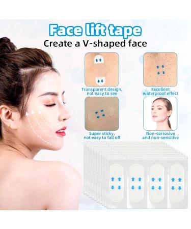 160pcs Ruban Lifting Visage Patchs Lifting Cou Invisibles Ruban Raffermissant Instantan Cou Contour Visage Bandes Adh sives tanches Raffermissement pour Double Menton Joues Peau Rel ch e - Buy Online on GoSupps.com
