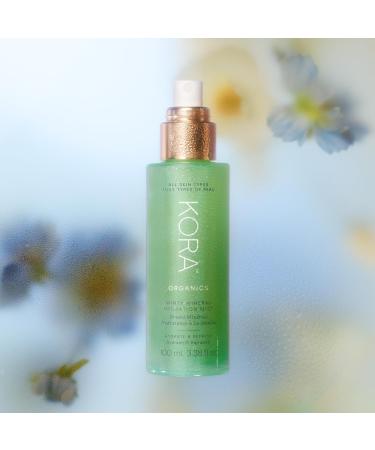 KORA Organics Minty Mineral Hydration Mist - Refreshing Aloe Vera Spray Certified Organic & Cruelty Free 3.38 fl oz - Buy Online on GoSupps.com