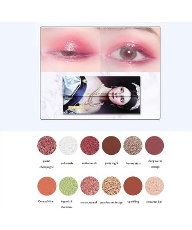 Oil Painting Eyeshadow Palette - Colorful Eyeshadow Palette Neutral Matte Shimmer High Color Eye Makeup Urban Beauty Glitter Eye Shadow - Buy Online on GoSupps.com