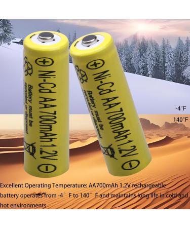 16 Packs AA 700mAh NiCd Rechargeable Batteries for Solar Lights | Outdoor & Garden Use - Buy Online on GoSupps.com