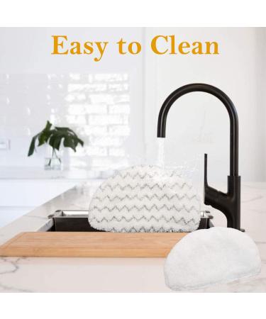 6 Pack Replacement Steam Mop Pads for Bissell Powerfresh 1940 Series - Washable Cleaning Pads for Model 19402 19404 19408 19409 - Compatible with 1806 2075 Series - B0006 B0017 - Buy Online on GoSupps.com