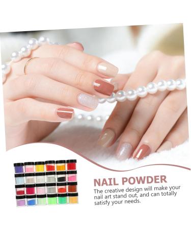 Baluue 96 Boxes Nail Crystal Powder Acrilicos De U as Neon Acrylic Pigment Powder for Nails Dip Powder Pp - Buy Online on GoSupps.com