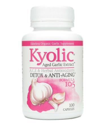 Kyolic Formula 105 Garlic Extract w/VIT A and E Selenium 100 Capsules