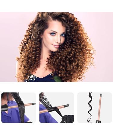 Shop Premium 9MM Curling Wand - Thin Curling Iron for Tight Curls LCD Display Ceramic Barrel - Perfect for All Hair Types - Buy Online on GoSupps.com