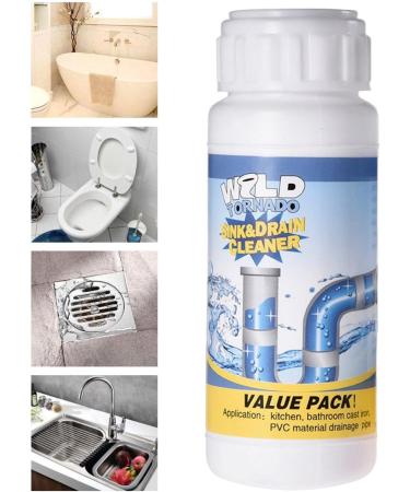 Sink Clog Remover - Drain Cleaner Hair Clog Remover - Powder Cleaning Tool for Shower Sink Drains Kitchen Unclogging and Removal Gyouza - Buy Online on GoSupps.com