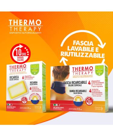 Thermo Therapy Neck Pain Relief - Refill Pack with 6 Heat Pads | Fast International Shipping - Buy Online on GoSupps.com