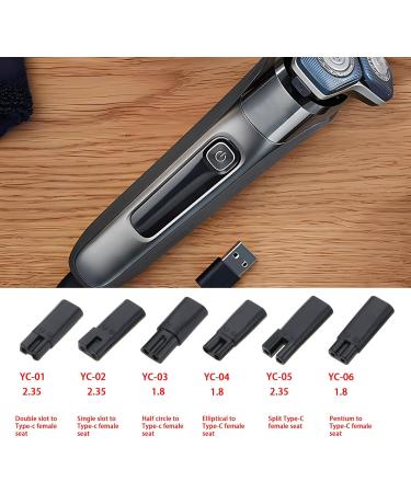 Buy VGOL 6-Part Razor Charging Set | Multifunctional Type C Adapter & Connector | Compatible with Philips Norelco Razors - International Shipping Available - Buy Online on GoSupps.com