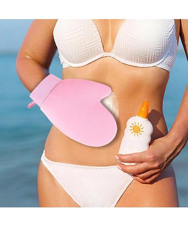 Auto-Bronzant | Applicateur de Lotion Auto-Bronzante Mouchoir Doux et Portable pour Peau Sensible Femmes Hommes - Utilisation sur Mains Dos Jambes Corps - Maison Voyage Salle de Bain Rose - Buy Online on GoSupps.com