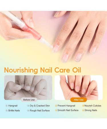  COSCELIA Coscelia 8 Pcs Cuticle Nail Oil Pens for Cuticles Nail Nutrition Oil Nail Care to Repair Cracks and Cuticle Oil Dry Mix Taste - Buy Online on GoSupps.com