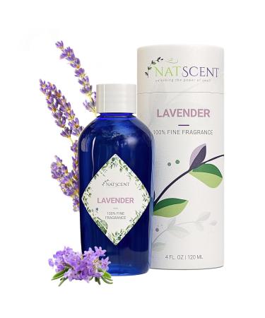 Lavender Essential Oils for Diffusers for Home Nature-derived Lavender Essential Oil Long-Lasting & Family-Friendly Diffuser Oils Scents IFRA Certified Cold Air & Ultrasonic - 4 oz Lavender 4 Fl Oz (Pack of 1)