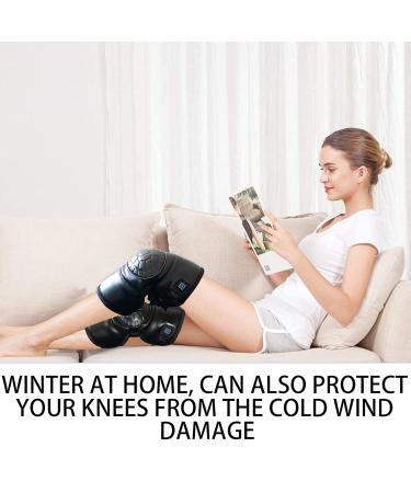 Shop Heated Knee Brace Wrap - Compression Sleeves for Men & Women - Plus Size Knee Braces in Black | International Shipping - Buy Online on GoSupps.com