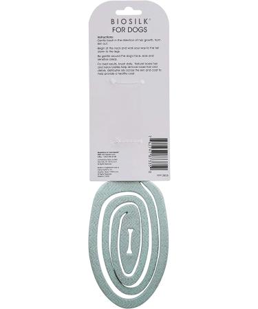BioSilk Eco-Friendly Dog Grooming Brush - Ergonomic Mint Green Brush for Easy Grooming & Detangling - Buy Online on GoSupps.com