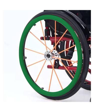 Wheelchair Push Rim Covers 24inch Silicone Wheelchair Push Rim Covers Non-Slip Wear-Resistant Hand Push Cover Wheelchair Handrim Covers(E 22 inch) 22 inch E