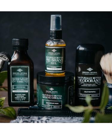 MNSC Bay Rum Naturally Better Shave Cream - Hypoallergenic Smooth Shave for Sensitive Skin All-Natural & Handcrafted in the USA - Buy Online on GoSupps.com