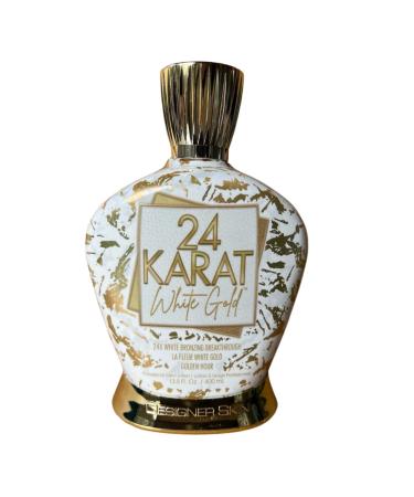 Designer Skin 24 Karat White Gold 24X White Bronzer Tanning Lotion 13.5 oz - Buy Online on GoSupps.com