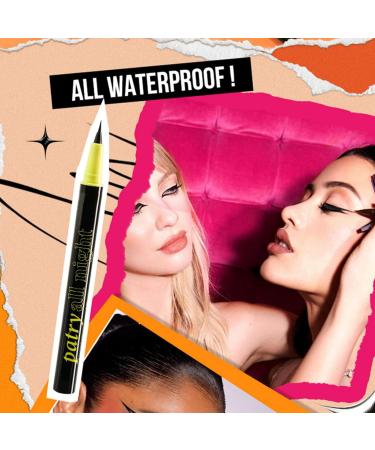 Liquid Eyeliner Waterproof Precise Tip Liquid Eyeliner Pencil Set of 4 Women Eye Makeup Cosmetic Quick Drying Waterproof Liquid Liner For Various Eye Makeup - Buy Online on GoSupps.com