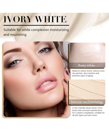 Mushroom Head Air Cushion Bb Cream Concealer Lasting Nude Makeup Moisturizing Brightening Pigment Liquid Foundation Base Primer (Ivory) - Buy Online on GoSupps.com
