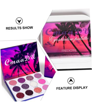 Healeved 2 Boxes Eyeshadow Palette Makeup Pallet Cosmetics Palette Woman Eyeshadow Pallet Colorful Plastic 1 count (Pack of 1) Colorfulx2pcs - Buy Online on GoSupps.com