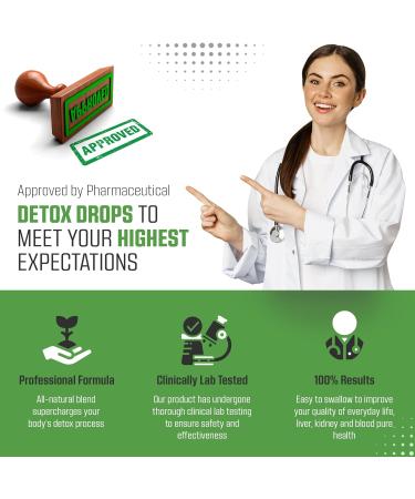 CANNA FIELD Body Cleanse Liquid Detox Drops Liver Gut Cleanse Detox & Repair with Milk Thistle Premium Detox Supplement 5-Days Detox - Buy Online on GoSupps.com