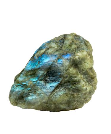 Labradorite Raw Crystals Large 1.25-2.0" Healing Crystals Natural Rough Stones Crystal for Tumbling Cabbing Fountain Rocks Decoration Polishing Wire Wrapping Wicca & Reiki